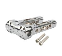 Elevadores Manillar Moto para Sportster 883 1200 Touring Dyna Softail Fatboy 1 "25mm Motocicleta Abrazadera Retroceso Elevadores Manillar Rectos Ajustados
