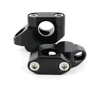 Elevadores Manillar Motocicleta 22mm 7/8"Montaje Elevador Barra Estándar Extendido hacia Atrás Movido para B&MW R1200R F800S F800ST R1150R G310R (Color : Negro)