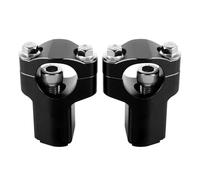 Elevadores Manillar Motocicleta, Abrazadera Elevación, Extensión, Adaptador Reposicionamiento para Beta RR RS 125-498, 2012-2023 Adaptador de Altura del Manillar(Negro)