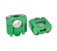 Elevadores Manillar Motocicleta Abrazadera Manillar Universal para Motocicleta 22 Mm Y 28 Mm Adaptadores Elevadores Manillar Abrazaderas Barra Alzas Manillar Moto(Verde)