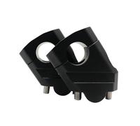 Elevadores manillar motocicleta Para BMW Para R850R Para F800ST R 850R F800 ST F 800ST R850 RR 850 RF 800 ST Soporte Barra Elevadora Manillar Motocicleta Negro Plata Alzas Manillar Moto(22mm Black)