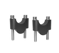 Elevadores Manillar Motocicleta para CFMOTO para 450MT para 800MT 450 MT 800 MT Adaptador Montaje Barra Motocicleta Elevadores Manillar Cubierta Abrazadera Barra Alzas Manillar Moto(Negro)