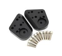Elevadores Manillar Motocicleta para R1200RT R1150RT R1100RT R1100R R1150R R 1100 1150 1200 RT R Piezas Motocicleta Elevador Manillar Plateado Alzas Manillar(Negro)