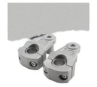 Elevadores Manillar Para 22mm 28mm Universal PairAluminum Manillar Motocicleta Barras Elevadoras Abrazadera Manillar Elevadores Barra Mount Handle Clamp(2)
