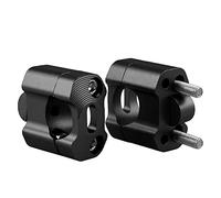 Elevadores Manillar Para Universal 22mm 7/8 "Manillar Motocicleta Riser Bar Mount Handle Clamp Universal Aluminio Mount Handle Clamp(Zwart)