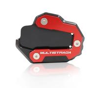 elevadores para Ducati Multistrada 950 1100 1200GT 1260 1200/Enduro/Enduro Peak 1200S Placa Extensión Soporte Lateral Almohadilla Ampliadora(Red 2)