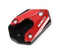 elevadores para Kawasaki para NINJA650 Z650 Z650RS Z 650RS RS 650 2022 Soporte De Motocicleta Lateral Extensión Pad(Red 1)
