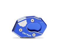 elevadores para Kawasaki para VERSYS300 para Versys X250 para VERSYS1000 para 1000 Pie Soporte Lateral Placa Ampliadora Extensión Pad(Blue)