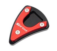 elevadores para para Vespa LX Lxv Sprint Primavera 150 Lx150 Lxv150 CNC Soporte Extensor Pad Extensión Lateral Accesorios Ampliadores(Red)