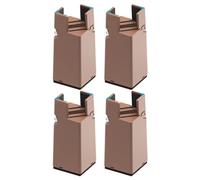 Elevadores para patas de mesa - Bloques elevadores de muebles de alto rendimiento | Juego de 4 elevadores de patas de mesa, elevadores de sillas y sofás, extensores de altura de escritorio para casa