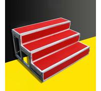 Elevadores plegables para coro, plataforma de escenario de escaleras corales, multinivel, antideslizante, portátil para actuaciones