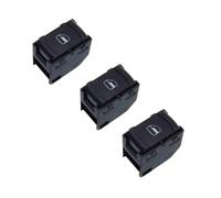 elevalunas Botón Para SEAT LEON TOLEDO 1999-2006, Interruptor De Control Elevalunas Eléctrico, Botón Rojo 9 Pines 1J4959857 3BD959857 Interruptor de Ventanilla(3 PCS)