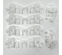 Elevalunas con motor 5 Juegos Para Peugeot 406 1995-2005 Clips De Reparación De Regulador De Ventana Delantero Izquierdo Y Derecho