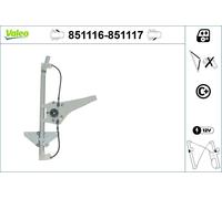 Valeo Elevalunas Delantero Derecho 851117