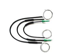 Elevalunas eléctrico PARA CITROEN PARA C5 DELANTERO IZQUIERDO 2008-ON KIT CLIPS REPARACIÓN REGULADOR VENTANA Mecanismo Alzacristallo