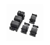 Elevalunas Interruptor Para Toyota Para Rav4 2019-2021 Para CHR 2016-2020 Juego Interruptor Principal Ventana Eléctrica Iluminado Coche Luz Fondo Conducción Izquierda(1 Set Carbon Pattern)