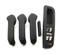 Elevalunas Interruptor Para VW Para Golf 4 Para MK4 Para BORA Modificados Botón Elevación Ventana Coche Panel Control Cubiertas Manija Puerta Cubierta Interior LHD(1 Set Black)