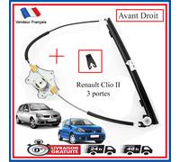 Elevalunas Eléctrico Delantero Derecho Pasajero para Clio 2 (3) ) =7700842246