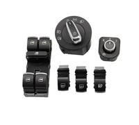 elevalunas Para VW Para Golf 5 6 Para GTI Mk5 Para Jetta interruptor | 5ND941431A 5ND959857 5ND959565B 5ND959855 Interruptor Faro Ventana(A Set)