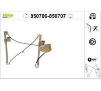 Elevalunas (sin motor) VALEO 850707
