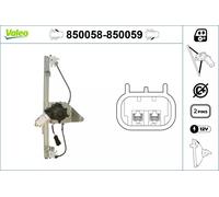 VALEO Mecanismo de elevalunas para CITROËN: Xantia (Ref: 850058)
