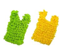 ElevaPulse Bolsa de la compra plegable con capacidad XL, juego de 2 en verde aguacate y amarillo, capacidad de carga de 5 a 10 kg, diseño ligero y compacto para compras, viajes y uso diario, verde