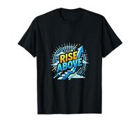 Elevarse por Encima del Crecimiento Mentalidad Motivación Diseño Camiseta