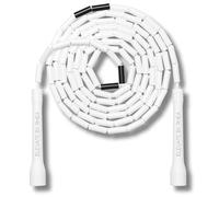Elevate Beaded Jump Rope - Professional Jump Rope with an adjustable length up to máx. 3 mt, thickness 3 mm polycord/8mm including beads, weight 0.1 kg. (Black lily)