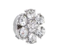 Elevate Your Outfit Fashionable Crystal Flower Buttons for Craft Coat Replacement