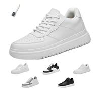 Elevate - Zapatos para hombre, invisibles, 4/6/8/10 cm, transpirables y antideslizantes, cómodas zapatillas para el día a día, Blanco 4 Cm, 41 EU