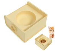 Elevated Cat Bowl Rack | Spliceable Cat Food Bowl | Adjustable Height Pet Bowl | Food Dish | Healthy Eating Cat Bowl Space Saving Design For Dog, Puppy, Cat
