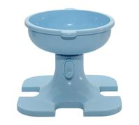Elevated Cat Bowls, Adjustable Height Tall Cat Food Bowl, Anti-Slip Non-Tip Food Container With Magnetic Sponge Grip for Indoor Cats Dogs Puppies Pet Neck Protection, 3.23x7.17x5.71 inches