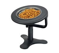 Elevated Cat Bowls, Non-Slip Raised Feeder, Tilted Pet Food Dish, Slow Eating Design, Ergonomic Height, Stable Base, Perfect for Dogs, Cats, Pets, Kitchen, Floor, Mealtime, 6.14x6.14x5.91 Inches