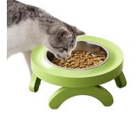 Elevated Cat Bowls, Pet Feeding Dish, Dog Water with Raised Stand, Indoor Kitchen Bedroom Living Room Tool, Premium Quality Apartment Balcony Veterinary Accessory, Easy Use for Small Medium Large