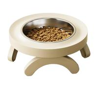 Elevated Cat Bowls, Pet Feeding Dish, Dog Water with Raised Stand, Indoor Kitchen Bedroom Living Room Tool, Premium Quality Apartment Balcony Veterinary Accessory, Easy Use for Small Medium Large