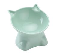 Elevated Cat Bowls - Whisker Friendly 15-Degree Tilt Elevated Cat Bowls for Food, Tilted Cat Food Bowls, 5.31inch Shallow Cat Bowl-Raised Cat Bowl, Food & Water Shallow Cat Dish