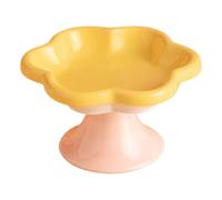 Elevated Cat Food Bowl, Raised Cat Bowl, Flower-Shaped Cat Bowl, Raised Feeding Station, Elevated Pet Food Bowl, Cat Water Bowl, Elevated Bowl for Small Dog, Cat Food Station, Pet Bowl Stand, Raised