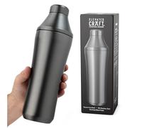 Elevated Craft Coctelera híbrida, coctelera de acero inoxidable con aislamiento al vacío, innovador sistema de medición, coctelera Martini para el barman, volumen total de 28 onzas