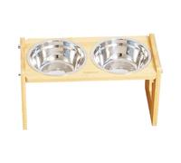 Elevated Dish Station Puppy Kitten Cats | Dog Bowl Stand Non-Slip | Raised Bowl Stand For Indoor Outdoor Small Medium Large Puppy Kitten Cats Home Living Room Apartment Dining