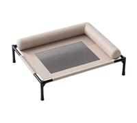 Elevated Dog Bed - Raised Cooling Pet Cot with Breathable Mesh Fabric 1600g
