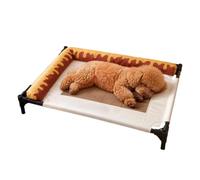 Elevated Dog Bed - Raised Pet Cot with Removable Washable Sleeping