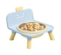 Elevated Dog Bowl Set, Pet Food Dish, Stand Holder, Large Capacity Feeding System with Sturdy Build, Animal Feeding Station, Home Living Accessory with Simple Design, Veterinary Use for Easy Care