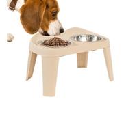 Elevated Dog Bowls - No Spill Double Food Water Feeder Bowls with Stand | Dog Feeding Station, Folding Dog Bowl Holder, Raised Dog Bowls, Dog Cat Food Bowl Anti-Slip for Small Medium Dogs