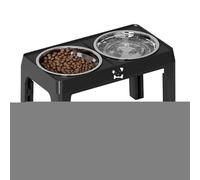 Elevated Dog Bowls, Raised Water Bowl, Adjustable Feeding Stand, Pet Food Station, 5 Heights Raised, for Dogs, Cats, Puppies, Kittens, Small Breeds, Medium Breed, Daily