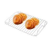 Elevated Griddle Rack - Cooking Warming Shelf for Grill Stove | Heavy Duty Metal Construction with Non Slip Feet, Food Holding Accessory for Breakfast, Lunch, and Dinner Prep 5.91x3.35x0.47 in