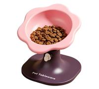 Elevated Pet Dish Feeder, Raised Dog Feeder, Adjustable Cat Bowl with Stand, Versatile Indoor Outdoor Feeders, Practical Feeding Station for Home Travel Kitchen Living Room Camping Balcony Gear