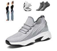 ElevateShoes Damen, Elevate Shoes Limitless for Women, 4/6/8/10cmHeight Increasing Invisible Elevate Shoes (Grey 10cm, Adulto, Mujer, 36, Números, Sistema Tallas Calzado EU, Mediano)