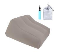 Elevation Pillow, Inflatable Leg Rest Cushion, Soft Portable Support, Promotes Hip & Spinal Alignment, Pillow For Travel, Bed, Seniors, Adults, and Pregnancy, 31.5x21.65x15.75 Inches