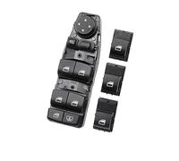 Elevavidrio Para BMW Para BMW 3 5 7 X3 X4 F30 F35 F25 F26 F07 F10 F18 F01 F02 Regulador Botón Control De Interruptor De Ventana Principal Cromado De Energía Eléctrica(Model B Black Set)