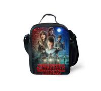 (Eleven)Bolsa de lonchera aislada con patrón de Stranger Things bolsas de picnic al aire libre regalos niños